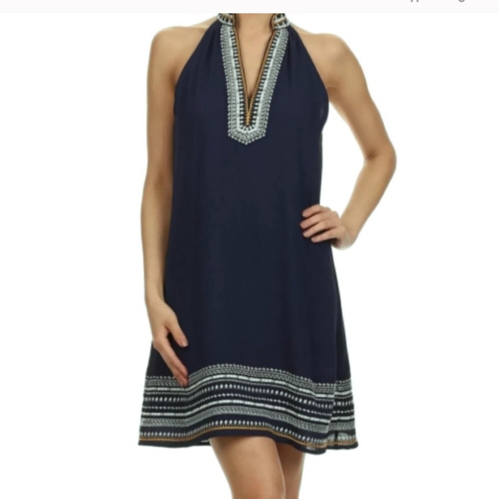 THML | Navy sleeveless dress Size medium